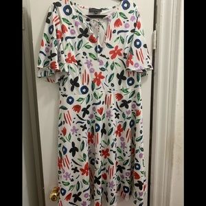 Fun, colorful dress.